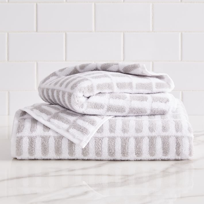 Organic Archways Jacquard Towels