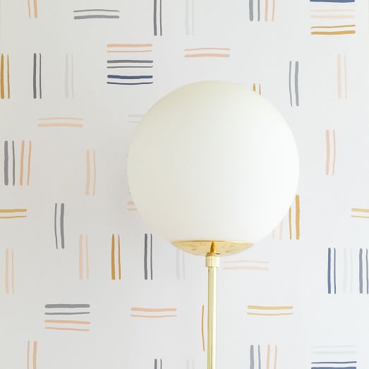 Dashes Removable Wallpaper West Elm