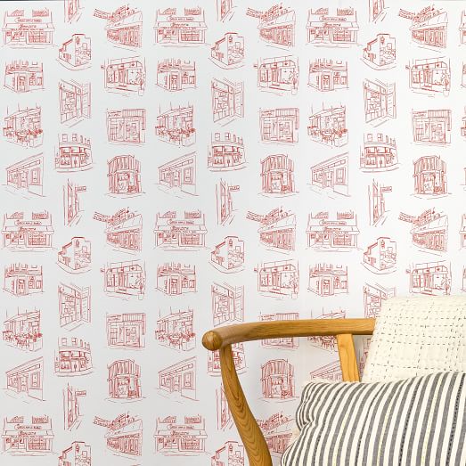 San Francisco Removable Wallpaper West Elm