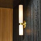 Fluted Double Asymmetrical Indoor/Outdoor Sconce (22.5&quot;)