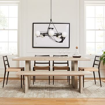 Santa rosa store plank dining table