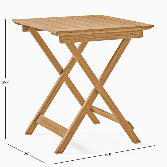 Folding outdoor bistro online table