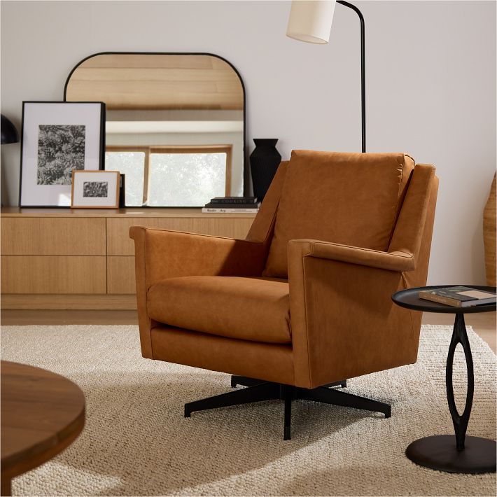 Mid mod deals swivel chair