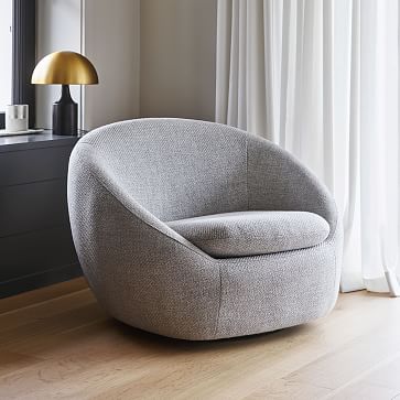 Cozy Swivel Chair Clearance West Elm