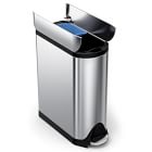 40L Butterfly Dual Compartment Step Trash Can