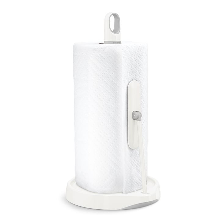 simplehuman Tension Arm Standing Paper Towel Holder West Elm