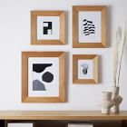 Multi-Mat Wide Wood Gallery Frames - Wheat