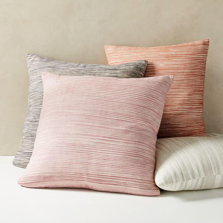 Silk Ombre Striations Pillow Covers