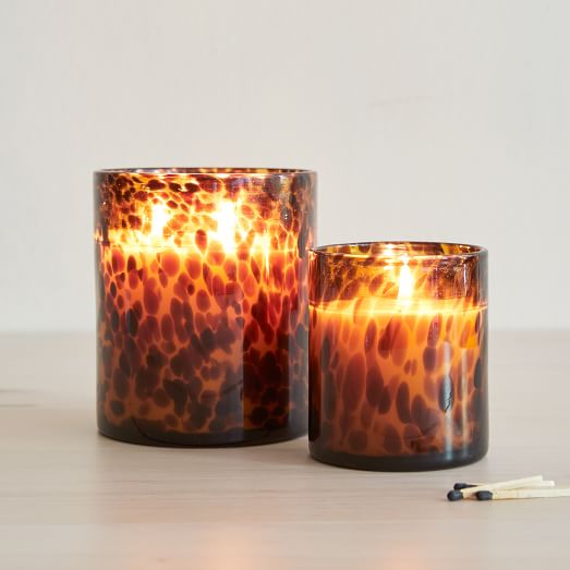 Tortoise Glass Candles - Vetiver Oud | West Elm
