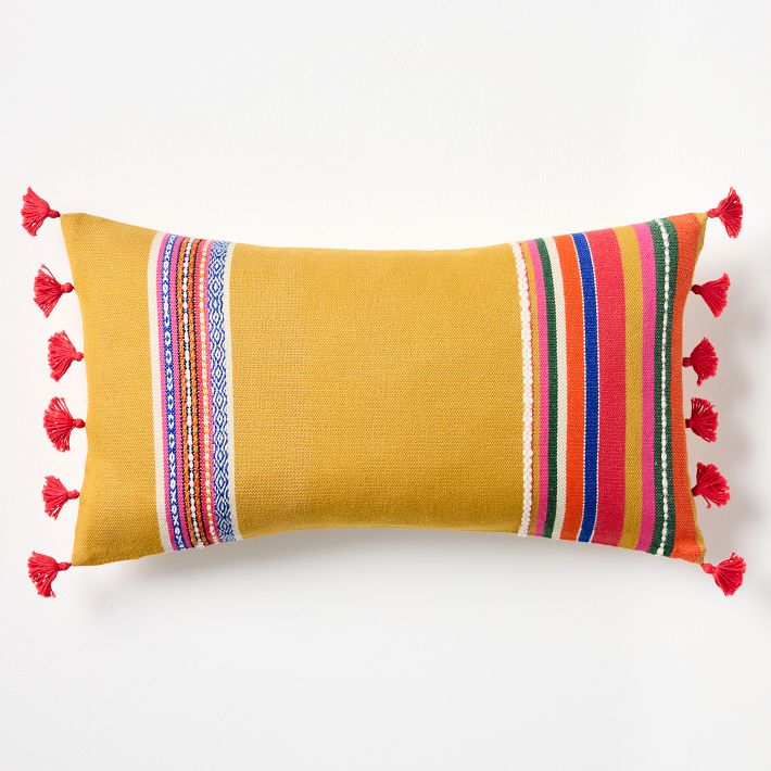 Diego Olivero Cotton Double Striped Pillow Cover