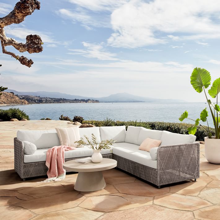Open Box: Build Your Own - Coastal Outdoor Sectional