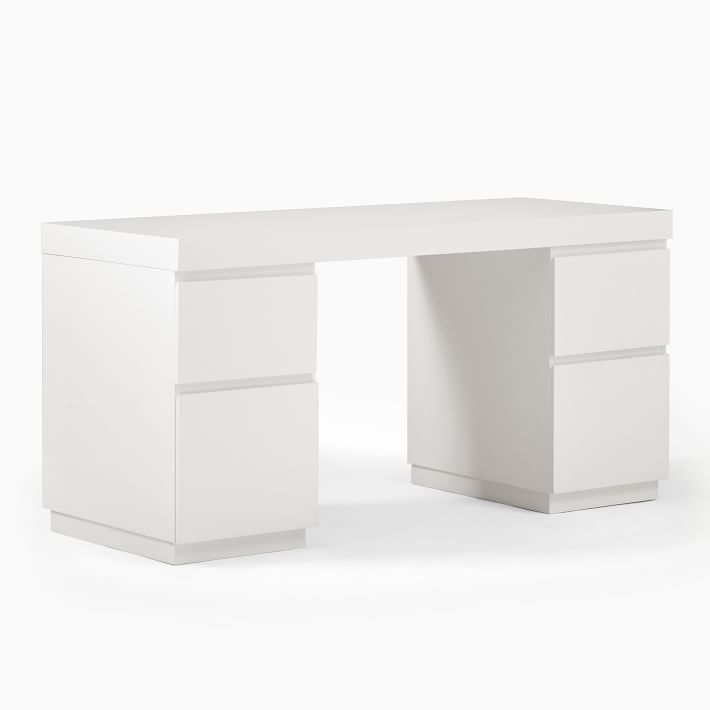 Parsons 2 File Cabinets & Desk Set (62