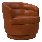 Viv Leather Swivel Chair