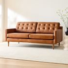 Drake Leather Sofa (76&quot;&ndash;91&quot;)