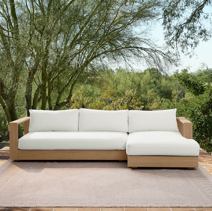 West elm chaise deals outdoor