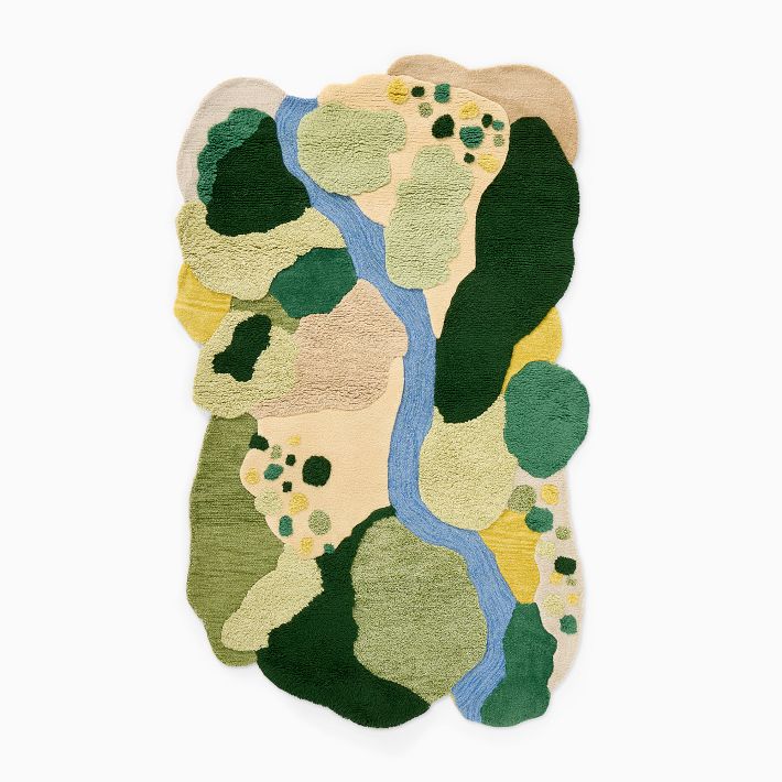 National Geographic Topo Landscape Rug