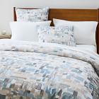 Percale Watercolor Brushstrokes Duvet Cover &amp; Shams