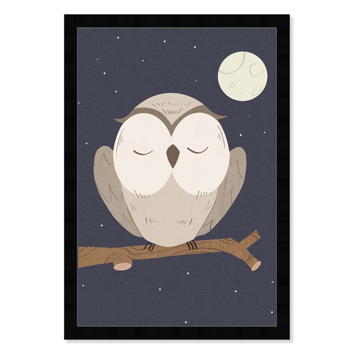 Snoozy Night Owl Framed Wall Art