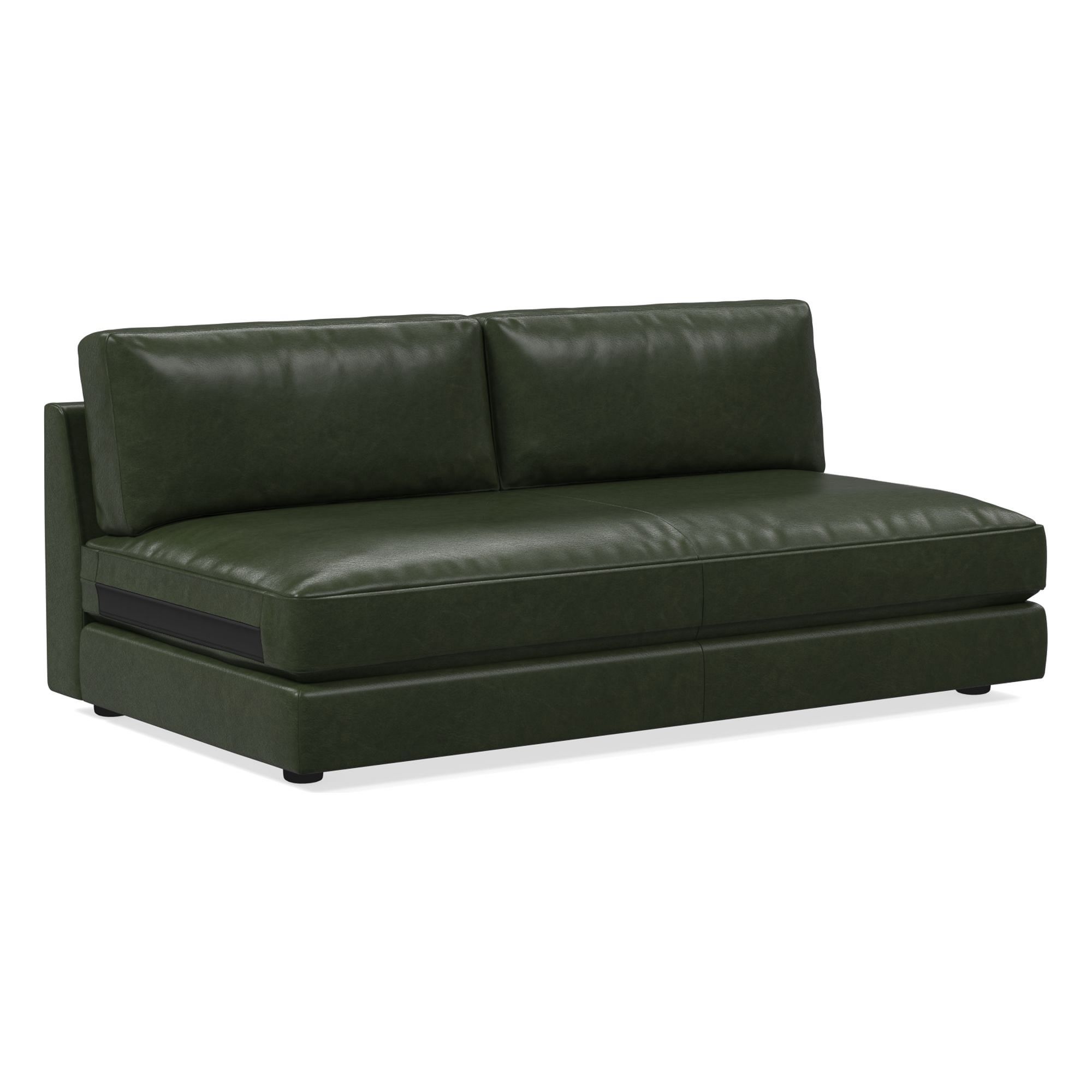 Build Your Own - Haven Leather Sectional | West Elm