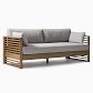 Video 1 for Santa Fe Slatted Outdoor Sofa (75&quot;)