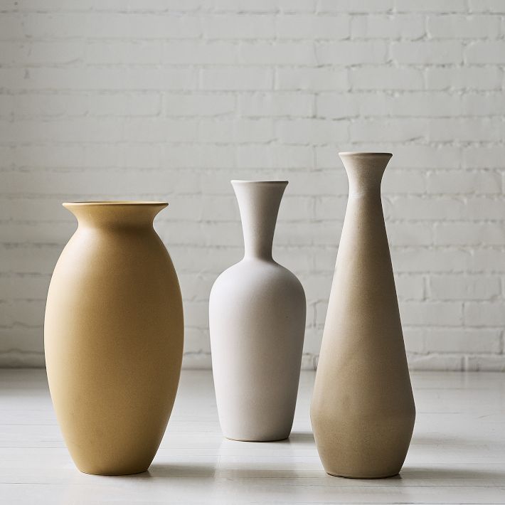 Glazed Ceramic Floor Vases