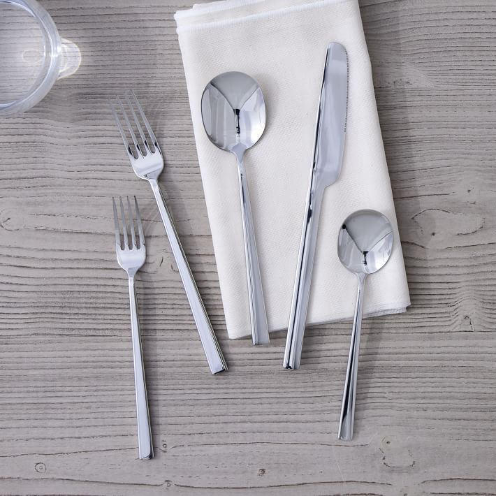 Kanto Stainless Steel Flatware Sets West Elm