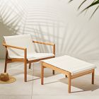 Wood Contrast Outdoor Armchair