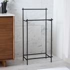 Free standing best sale towel storage