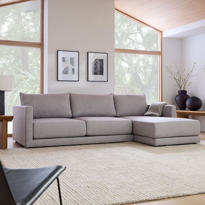 West elm deals sectional chaise