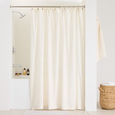 Crinkle Shower Curtain