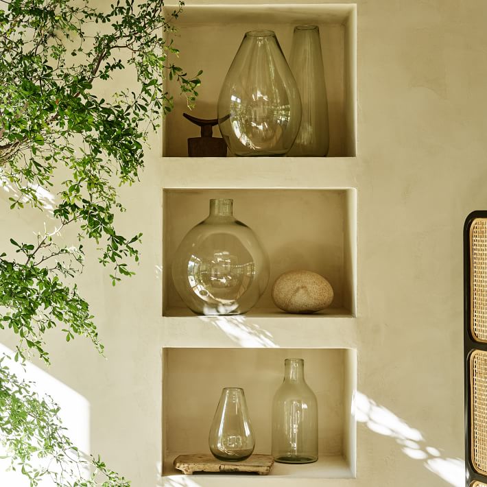 Pure Currant Recycled Glass Vases