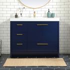 Donovan Single Bathroom Vanity (24&quot;&ndash;48&quot;) - Blue/Green
