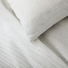 European Flax Linen Graduated Stripe Duvet Cover &amp; Shams