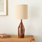 Asymmetry Ceramic Table Lamp (31&quot;) - Reactive Rust