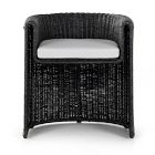 Outdoor Rounded Woven Dining Chair