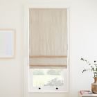 European Flax Linen Cordless Roman Shade