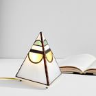 Friend of All Small Tabletop Pyramid Lamp - Moonrise Sunset