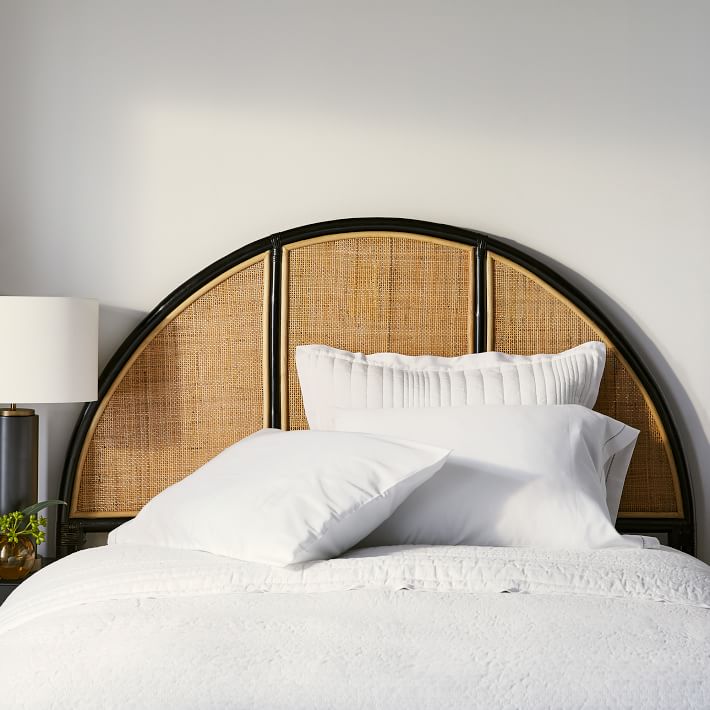 Cane store rattan headboard