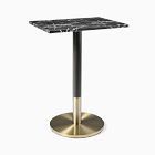 Orbit Bar Table - Faux Marble - Rectangle