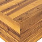 Alexa Reclaimed Wood Small Coffee Table - Light Honey
