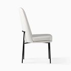 Jack Metal Frame High Back Dining Chair - Vegan Leather