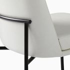 Jack Metal Frame High Back Dining Chair - Vegan Leather