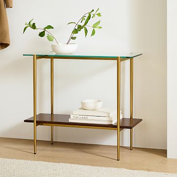 Mid century deals modern hallway table