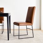 Open Box: Range Leather High-Back Dining Chair
