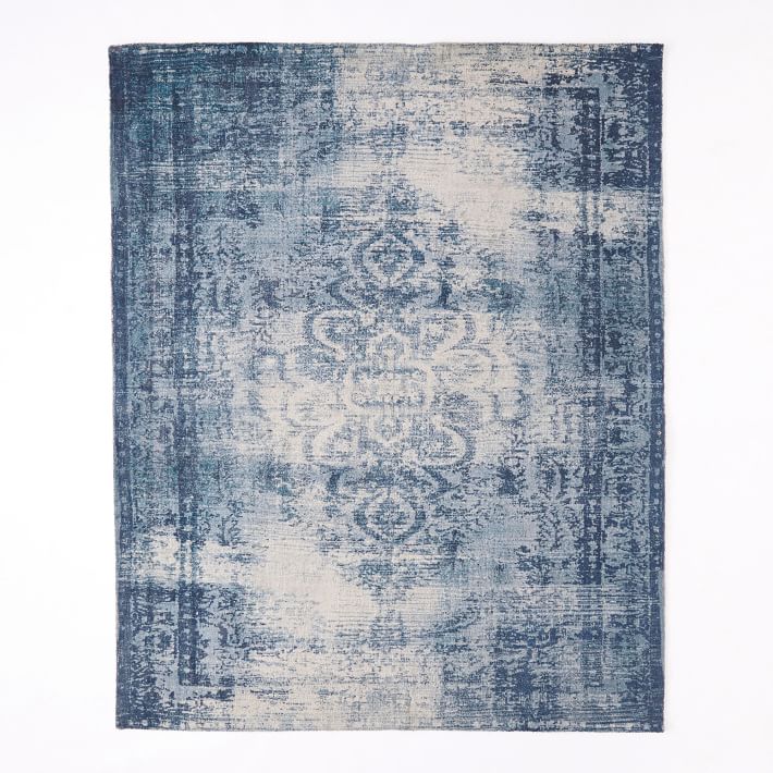 Rugs USA Light Blue Cozy Wools Veronica Wool Braided rug - Casuals