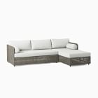 Coastal Outdoor 2-Piece Chaise Sectional (98&quot;)