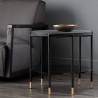 Lofted Gold-Footed Side Table