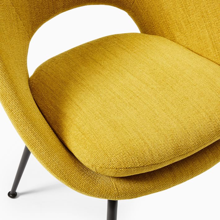 West elm shop yellow chair