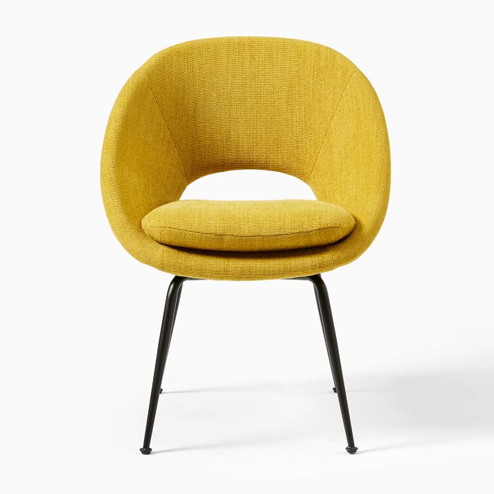 West elm shop yellow chair