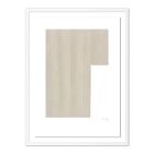 Negative in Taupe Framed Wall Art by The Holly Collective